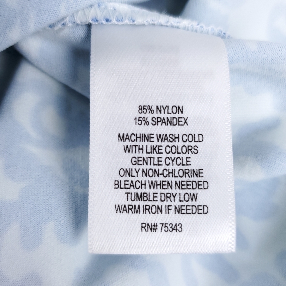 Adrienne Vittadini Vibrant Blue Wht Sport Skirt XS - Picture 8 of 11